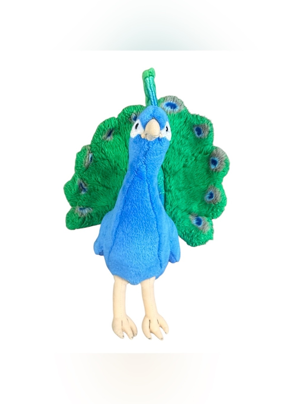 FAO Schwarz Peacock Plush Toy Blue Green Stuffed Animal Toys R Us